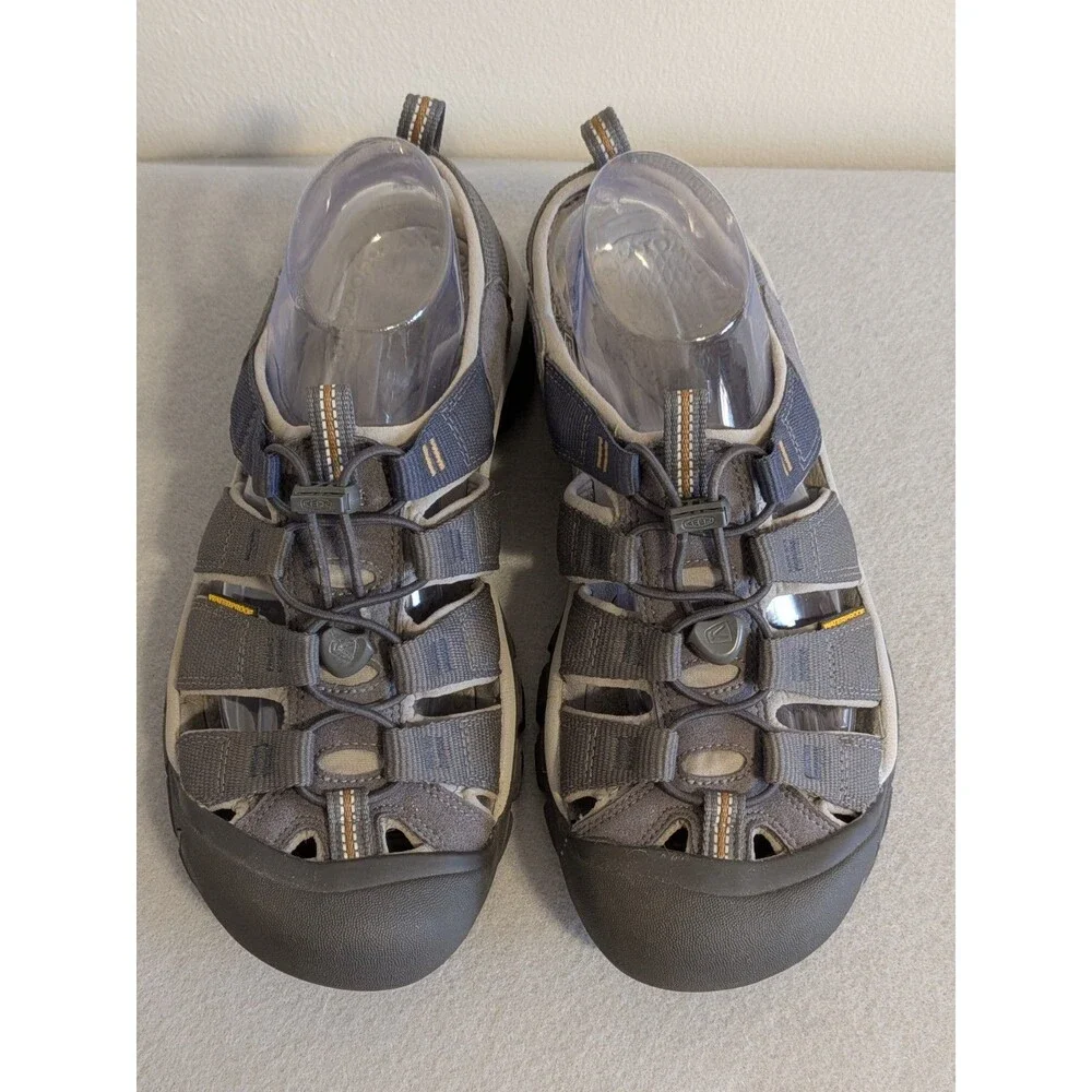 KEEN Newport H2 Waterproof Hiking Sandals Men's Size 9 US / 42 EU Grey/Blue